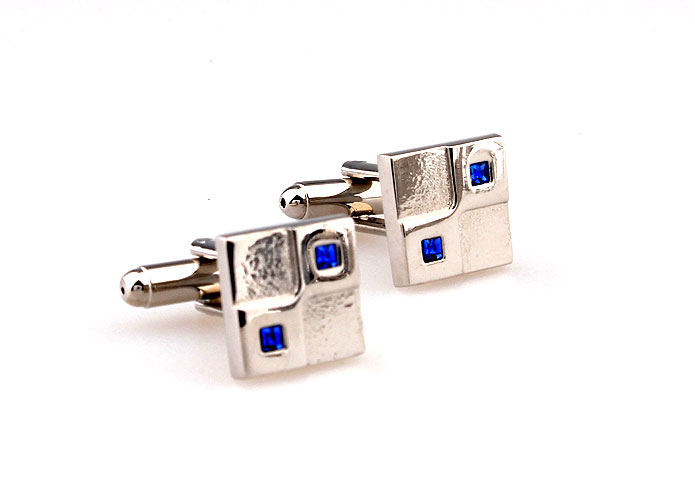  Blue Elegant Cufflinks Crystal Cufflinks Wholesale & Customized  CL664074