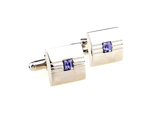  Purple Romantic Cufflinks Crystal Cufflinks Wholesale & Customized  CL664106