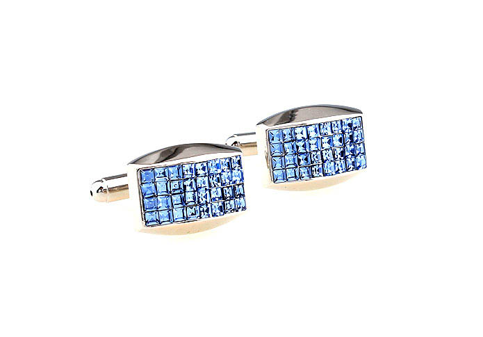  Blue Elegant Cufflinks Crystal Cufflinks Wholesale & Customized  CL664111