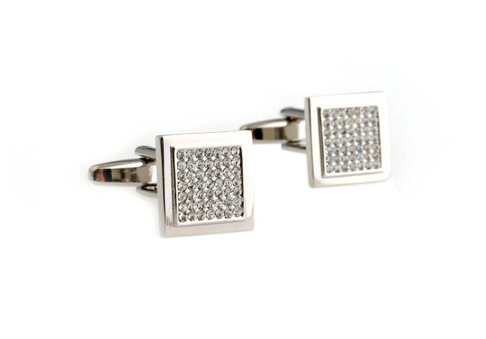  White Purity Cufflinks Crystal Cufflinks Wholesale & Customized  CL664139