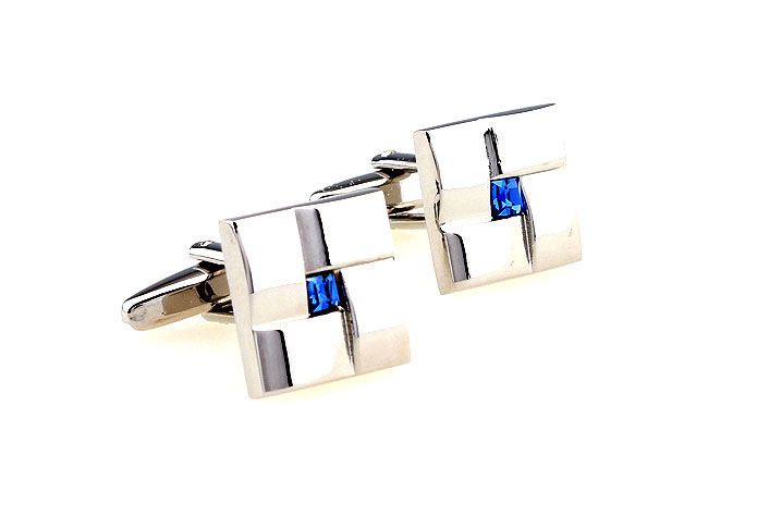 Blue Elegant Cufflinks Crystal Cufflinks Wholesale & Customized  CL664140
