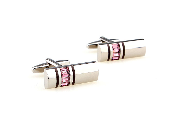  Pink Charm Cufflinks Crystal Cufflinks Wholesale & Customized  CL664195