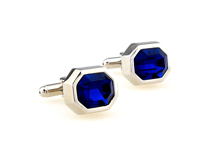  Blue Elegant Cufflinks Crystal Cufflinks Wholesale & Customized  CL664205