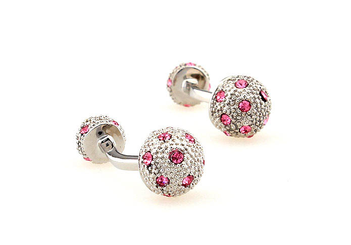  Pink Charm Cufflinks Crystal Cufflinks Wholesale & Customized  CL664219
