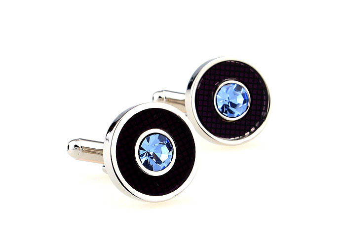  Blue Elegant Cufflinks Crystal Cufflinks Wholesale & Customized  CL664235