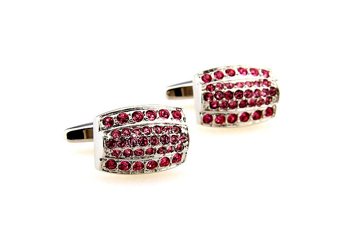  Pink Charm Cufflinks Crystal Cufflinks Wholesale & Customized  CL664273