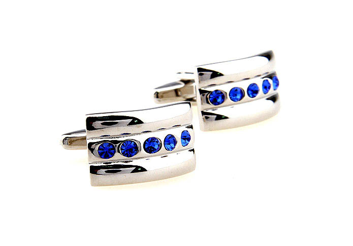  Blue Elegant Cufflinks Crystal Cufflinks Wholesale & Customized  CL664342