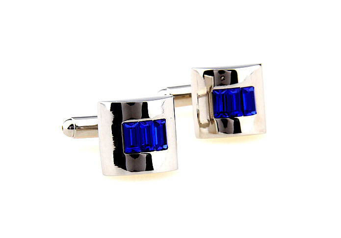  Blue Elegant Cufflinks Crystal Cufflinks Wholesale & Customized  CL664357