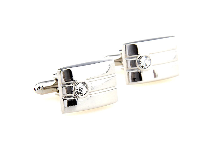  White Purity Cufflinks Crystal Cufflinks Wholesale & Customized  CL664385
