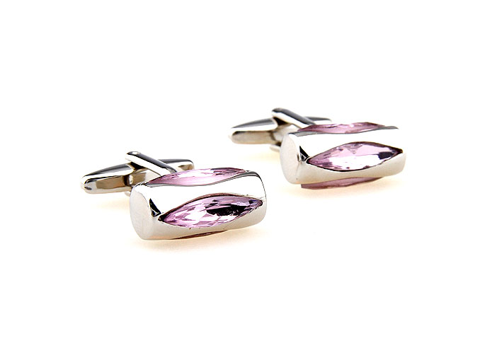  Pink Charm Cufflinks Crystal Cufflinks Wholesale & Customized  CL664387