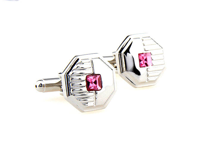  Pink Charm Cufflinks Crystal Cufflinks Wholesale & Customized  CL664392