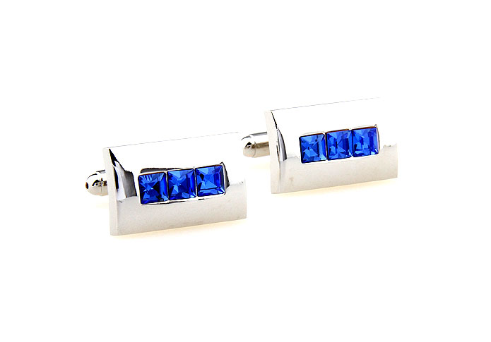  Blue Elegant Cufflinks Crystal Cufflinks Wholesale & Customized  CL664456