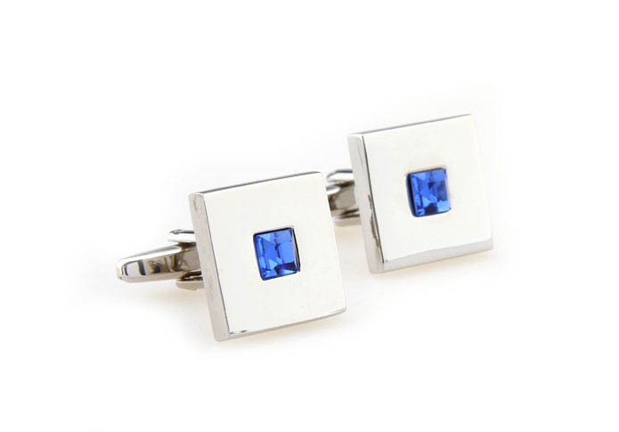  Blue Elegant Cufflinks Crystal Cufflinks Wholesale & Customized  CL664459