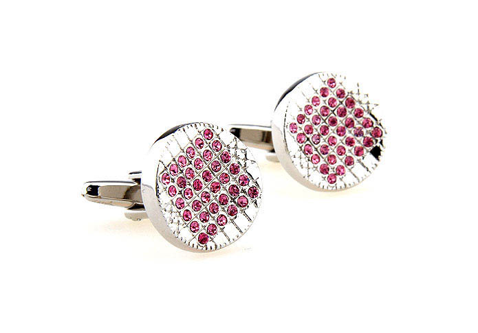  Pink Charm Cufflinks Crystal Cufflinks Wholesale & Customized  CL664467