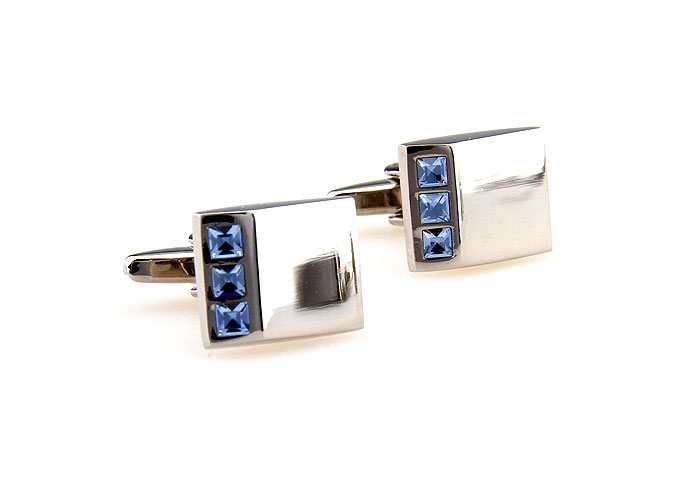  Blue Elegant Cufflinks Crystal Cufflinks Wholesale & Customized  CL664479