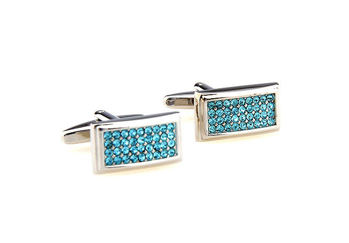  Blue Elegant Cufflinks Crystal Cufflinks Wholesale & Customized  CL664507