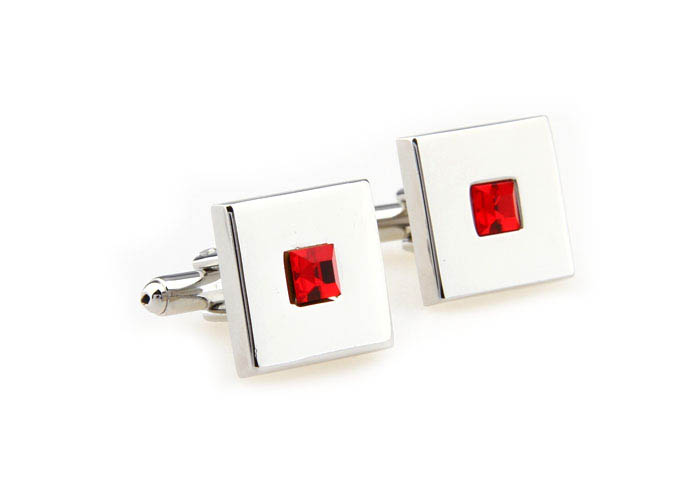  Red Festive Cufflinks Crystal Cufflinks Wholesale & Customized  CL664509