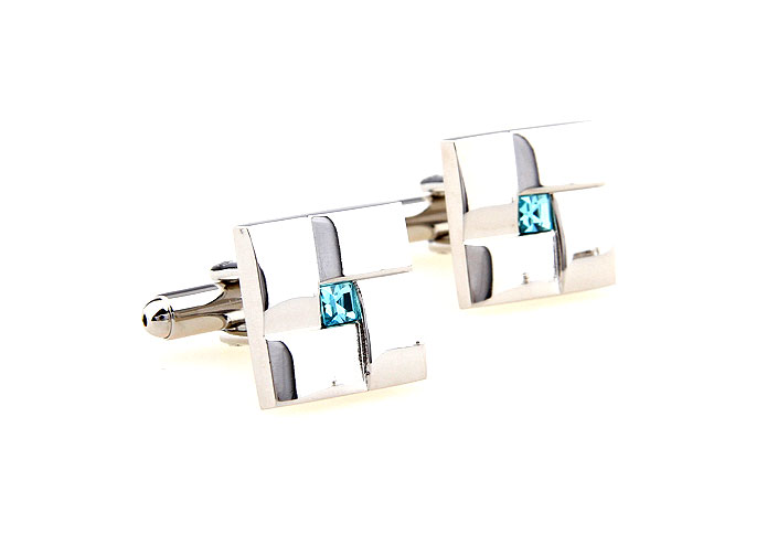  Blue Elegant Cufflinks Crystal Cufflinks Wholesale & Customized  CL664518