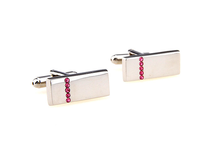  Pink Charm Cufflinks Crystal Cufflinks Wholesale & Customized  CL664535