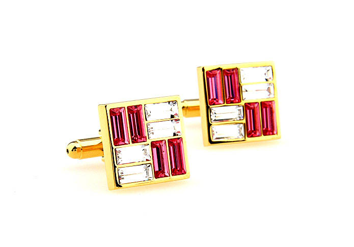  Gold Luxury Cufflinks Crystal Cufflinks Wholesale & Customized  CL664548