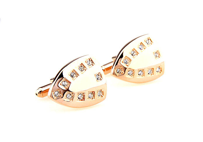 Shield Cufflinks  Gold Luxury Cufflinks Crystal Cufflinks Funny Wholesale & Customized  CL664584