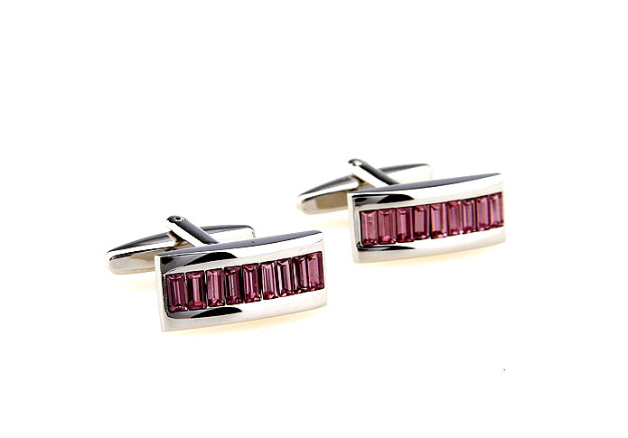  Pink Charm Cufflinks Crystal Cufflinks Wholesale & Customized  CL664585