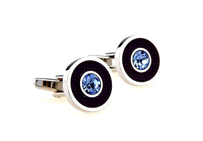  Blue Elegant Cufflinks Crystal Cufflinks Wholesale & Customized  CL664595