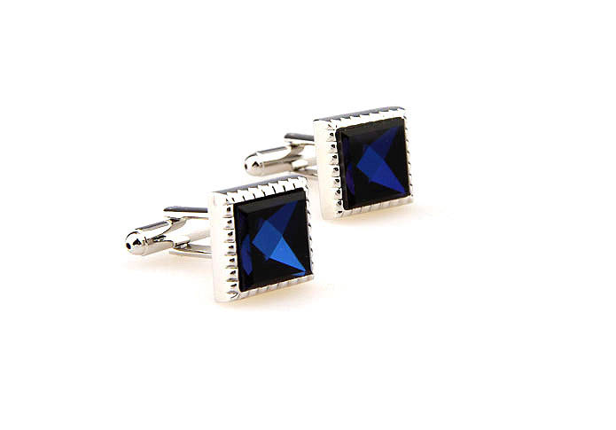  Blue Elegant Cufflinks Crystal Cufflinks Wholesale & Customized  CL664710