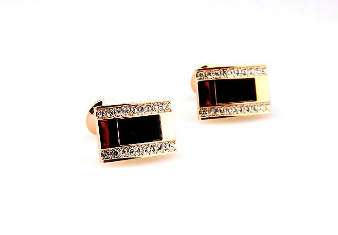  Gold Luxury Cufflinks Crystal Cufflinks Wholesale & Customized  CL664773