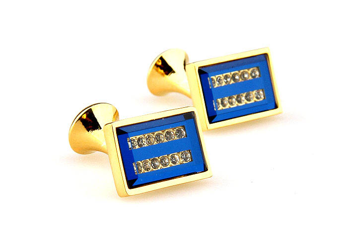  Gold Luxury Cufflinks Crystal Cufflinks Wholesale & Customized  CL664843