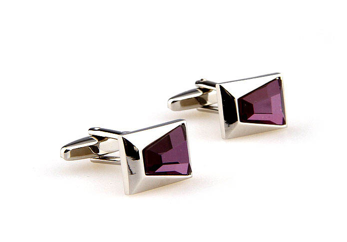  Purple Romantic Cufflinks Crystal Cufflinks Wholesale & Customized  CL665045