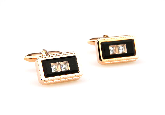  Gold Luxury Cufflinks Crystal Cufflinks Wholesale & Customized  CL665098