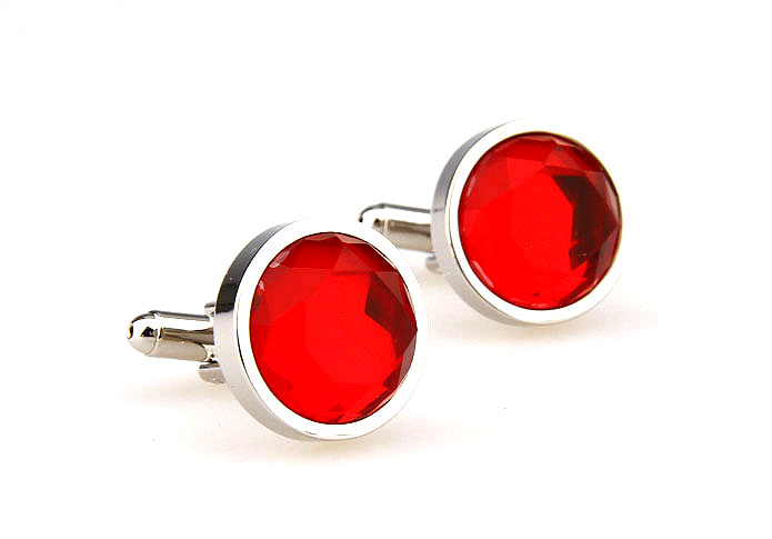  Red Festive Cufflinks Crystal Cufflinks Wholesale & Customized  CL665170