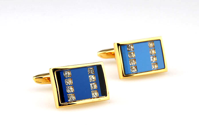  Gold Luxury Cufflinks Crystal Cufflinks Wholesale & Customized  CL665227