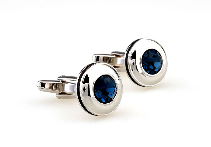  Blue Elegant Cufflinks Crystal Cufflinks Wholesale & Customized  CL665299