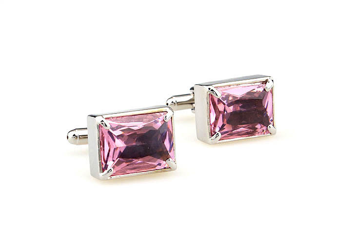  Pink Charm Cufflinks Crystal Cufflinks Wholesale & Customized  CL665342