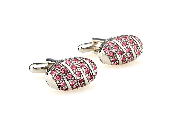  Pink Charm Cufflinks Crystal Cufflinks Wholesale & Customized  CL665523