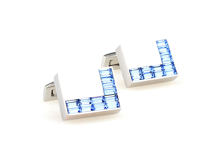  Blue Elegant Cufflinks Crystal Cufflinks Wholesale & Customized  CL665566