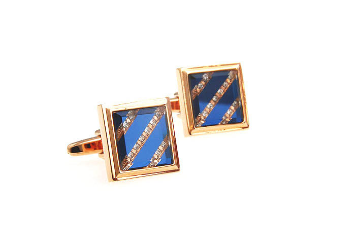  Gold Luxury Cufflinks Crystal Cufflinks Wholesale & Customized  CL665727