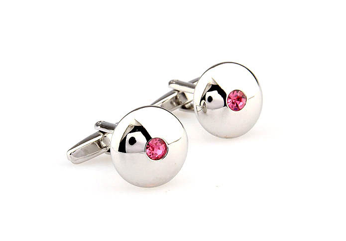  Pink Charm Cufflinks Crystal Cufflinks Wholesale & Customized  CL665799