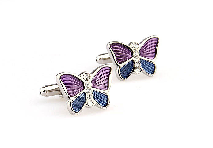 Butterfly Cufflinks  White Purity Cufflinks Crystal Cufflinks Animal Wholesale & Customized  CL665815