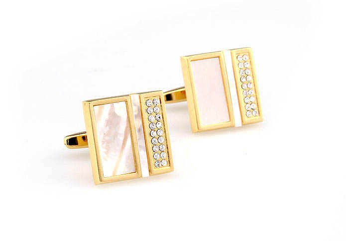  Gold Luxury Cufflinks Crystal Cufflinks Wholesale & Customized  CL665828