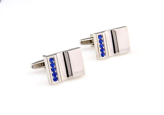  Blue Elegant Cufflinks Crystal Cufflinks Wholesale & Customized  CL665938