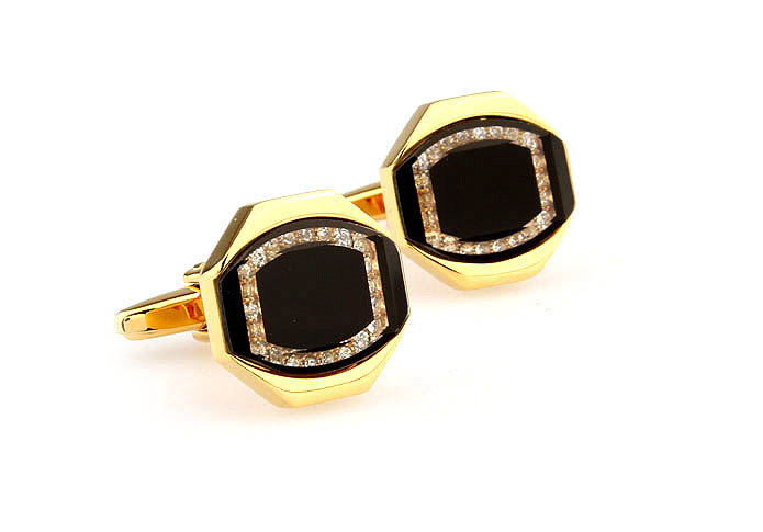  Gold Luxury Cufflinks Crystal Cufflinks Wholesale & Customized  CL665987