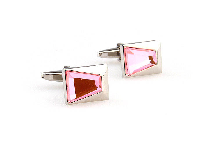  Pink Charm Cufflinks Crystal Cufflinks Wholesale & Customized  CL666128
