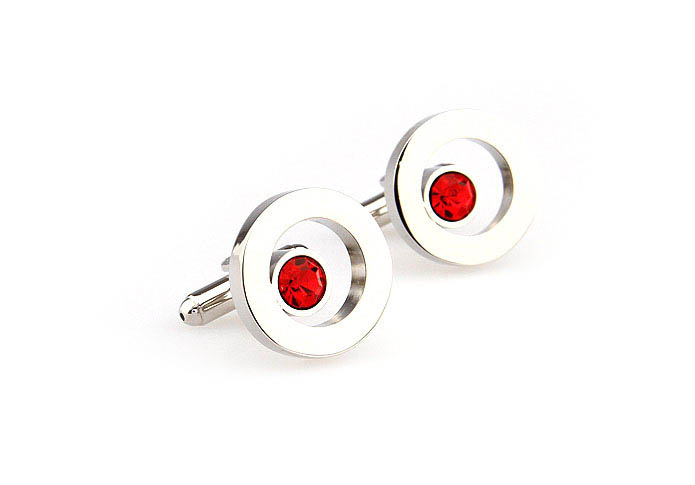  Red Festive Cufflinks Crystal Cufflinks Wholesale & Customized  CL666167