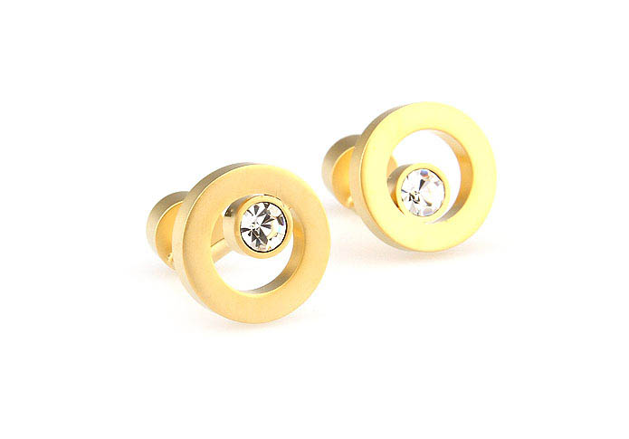  Gold Luxury Cufflinks Crystal Cufflinks Wholesale & Customized  CL666170