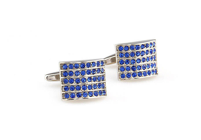  Blue Elegant Cufflinks Crystal Cufflinks Wholesale & Customized  CL666192