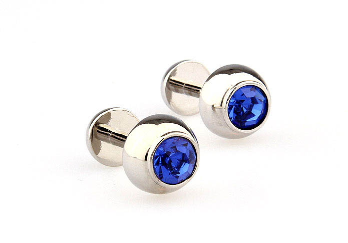  Blue Elegant Cufflinks Crystal Cufflinks Wholesale & Customized  CL666206
