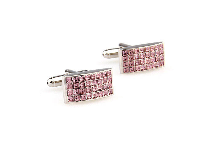 Pink Charm Cufflinks Crystal Cufflinks Wholesale & Customized  CL666231